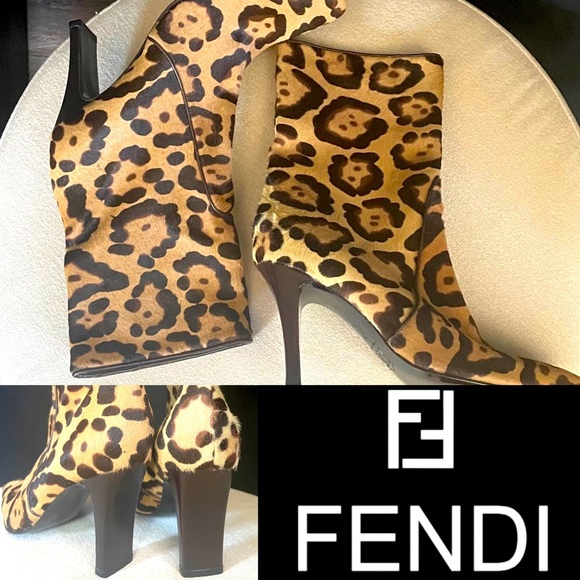 Fendi Shoes - Fendi Vintage Pony Hair Boots